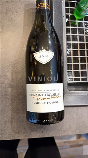 Bourgogne Pouilly-fuissé Domaine Trouillet 2016