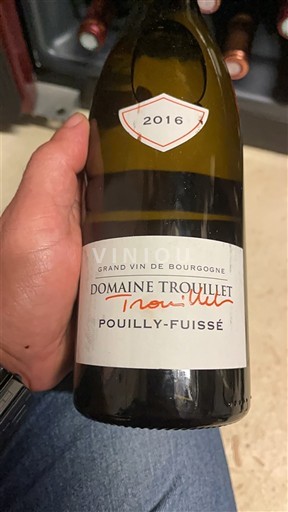 Bourgogne Pouilly-fuissé Domaine Trouillet 2016