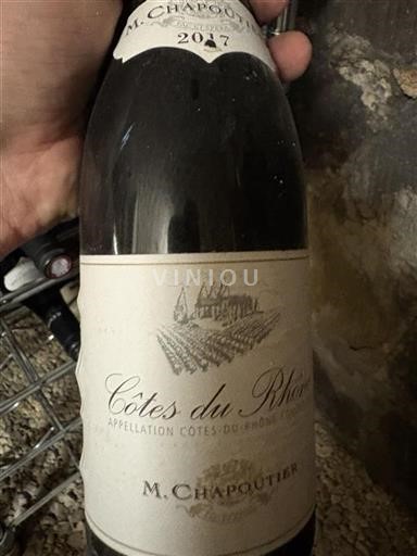 Vale do Ródano Côtes-do-Ródano M. Chapoutier 2017