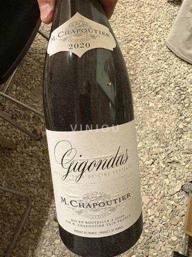 Vallée du Rhône Gigondas M. Chapoutier 2020