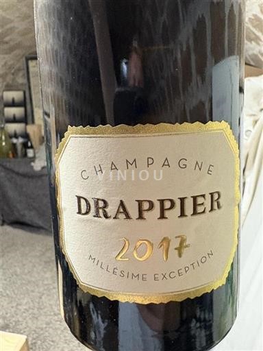 Champaña Champán Drappier Millésime Exception 2017