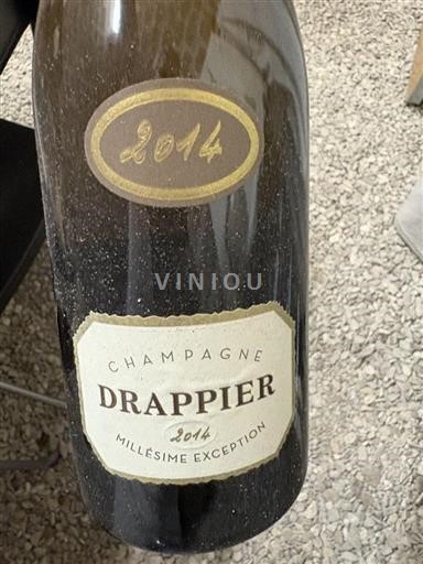 Champaña Champán Drappier Millésime Exception 2014