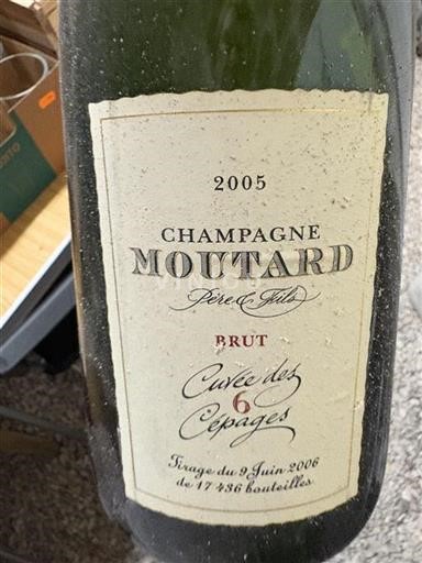 Champaña Champán Moutard des 6 Cépages 2005