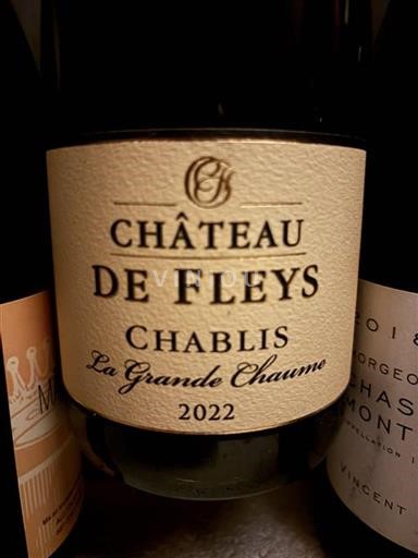 Bourgogne Chablis Château Fleys La Grande Chaume 2022
