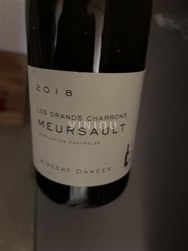 Burgundi Meursault Vincent Dancer Les Grands Charrons 2018