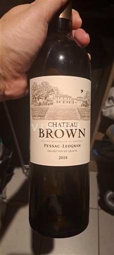 Bordeaux Pessac-Léognan Château Brown 2018