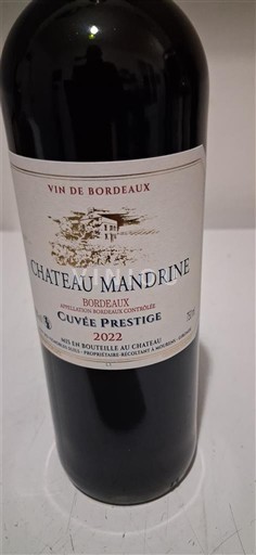 Bordeaux Château Mandrine Prestige 2022