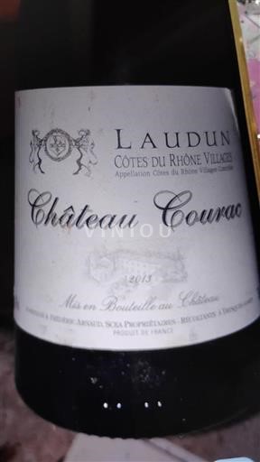 Rhônen laakso Määrittelemätön Château Courac 2013