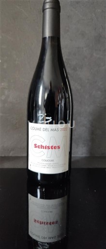 Roussillon Collioure Coume del Mas Schistes 2022