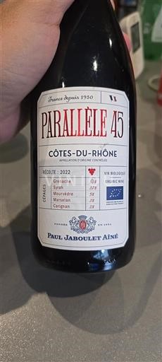Rhônedalen Côtes du Rhône Paul Jaboulet Aîné Parallèle 45 2022