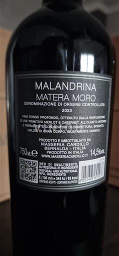 Basilicata Ospecificerad Masseria Cardillo Malandrina 2023