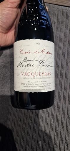 Rona dolina Vacqueyras Domaine Maître Curnier d'Antan 2021