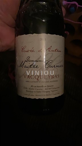 Valle del Rodano Vacqueyras Domaine Maître Curnier d'Antan 2021