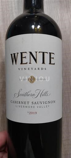 California AVAs Livermore Valley Wente Vineyards Southern Hills 2019