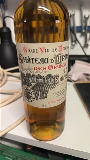 Bordeaux Sauternes Château Armajan des Ormes 2010