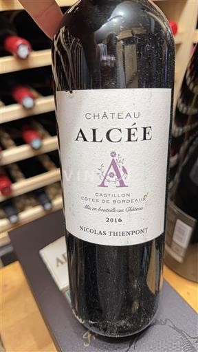 Burdeos Castillon-costas-de-burdeos Château Alcée 2016