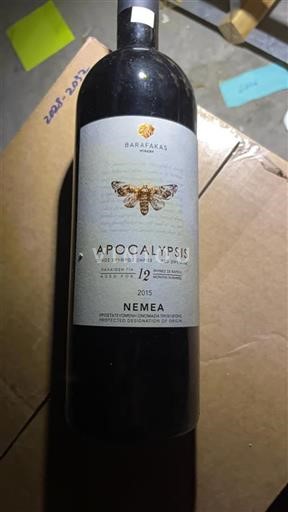 Peloponnesos Nemea Barafakas Winery Apocalypsis 2015