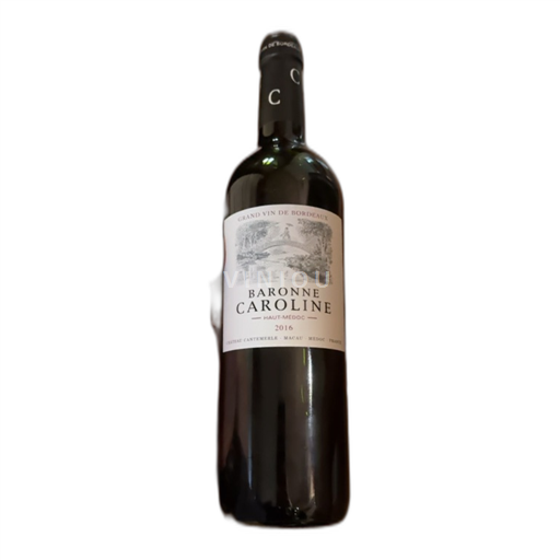 Bordeaux Haut-Médoc Château Caronne Ste Gemme Baronne Caroline Không niên vụ
