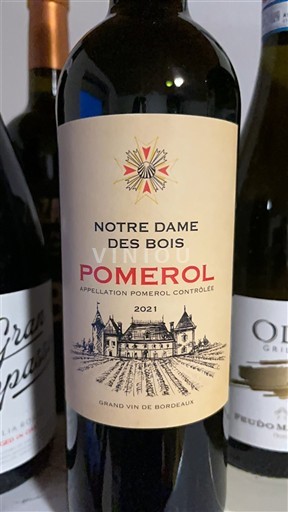 Burdeos Pomerol Notre Dame des Bois 2021