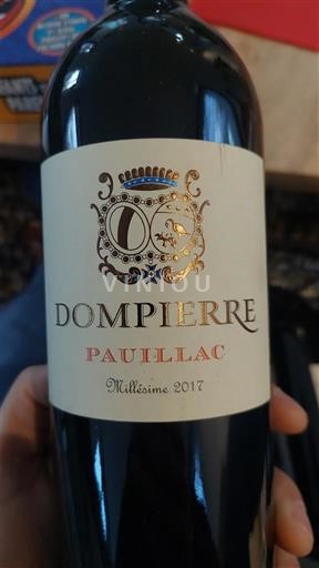 Bordeaux Pauillac Dompierre 2017