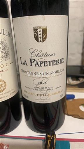 Bordeaux Montagne-Saint-Émilion Château La Papeterie 2020