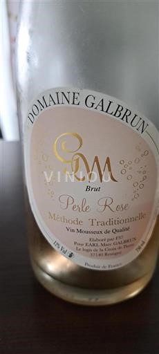 Údolí Loiry Nespecifikováno Domaine Galbrun Perle Rose Neročník