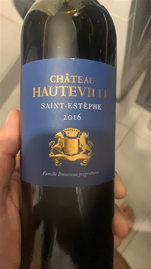 Bordeaux Saint-Estèphe Château Hauteville 2016
