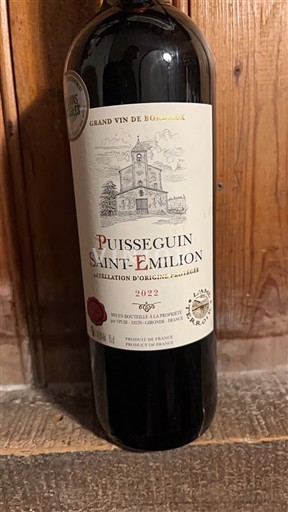 Bordeaux Puisseguin-saint-émilion Château Puisseguin 2022