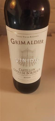 Burdeos Castillon-costas-de-burdeos Grimaldier 2022