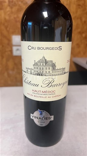 Bordeaux Haut-Médoc Cru Bourgeois Château Barreyres 2021