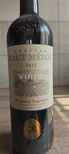 Bordeaux Bordeaux supérieur Château Haut Médou 2017