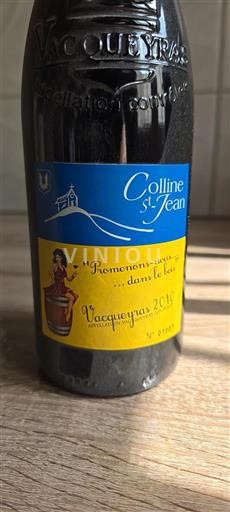 Rona dolina Vacqueyras Colline St-Jean Promenons-nous dans les bois 2010