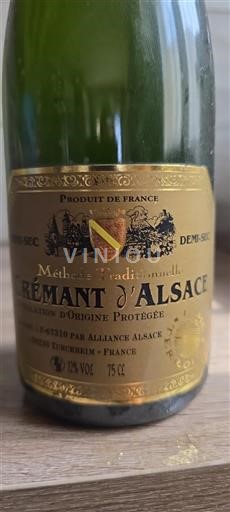 Alsace Crémant d'Alsace Alliance Alsace Ikke årgangsbestemt