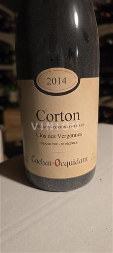 Burgundi Corton Grand Cru Cachat-Ocquidant Clos des Vergennes 2014