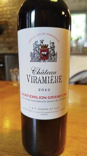 Bordeaux Saint-Émilion Grand Cru Château Viramière 2022