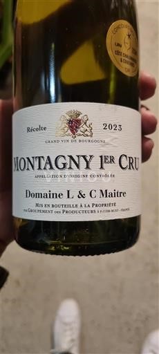 Бургундія Монтаньї Premier Cru Domaine L & C Maitre 2023