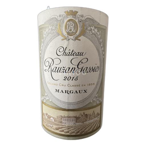 Bordeaux Margaux Château Rauzan-Gassies 2015