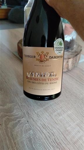 Rhône-dalen Beaumes de Venise Terroir Daronton Le Petit Trias 2022