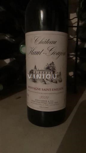 Burdeos Montagne-Saint-Émilion Château Haut Goujon 2022