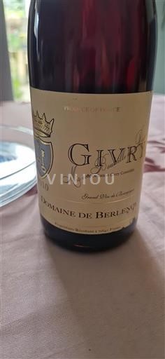 Borgonha Givry Domaine Berlenc 2010
