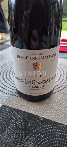 Burgund Nicht spezifiziert Grand Cru Domaine Jean-Pierre Maldant 2016