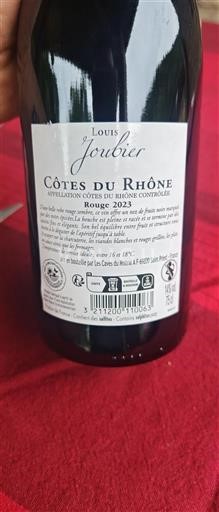 Rona dolina Côtes-du-Rhône Louis Joubier 2023