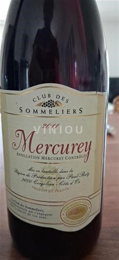 Borgogna Mercurey Paul Reitz 2011