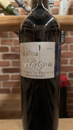 Bordeaux Bordeaux supérieur Château Pertignas 2018
