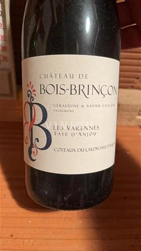 Loiretal Coteaux-du-Layon Château Bois-Brinçon Les Varennes Ohne Jahrgang