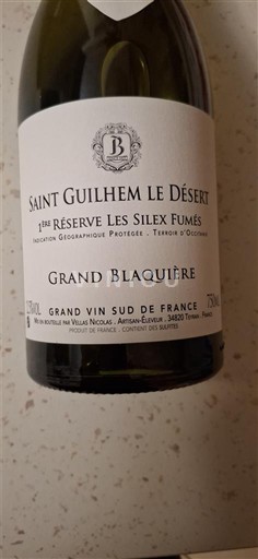 Languedoc och Roussillon Saint-Guilhem-le-Désert Grand Blaquière 1ère Réserve Les Silex Fumés 2024
