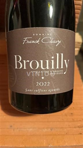 Beaujolais Brouilly Domaine Franck Chavy 2022
