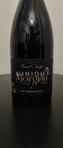 Beaujolais Morgon Domaine Franck Chavy Les Crapauds Fous 2023