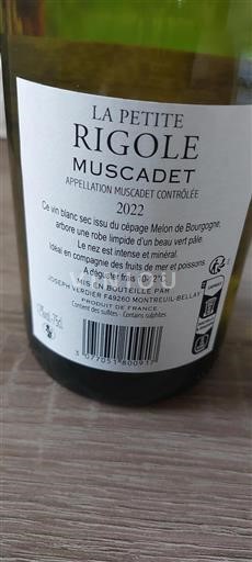 Loire Valley Muscadet La Petite Rigole 2022