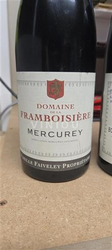 Borgoña Mercurey Domaine La Framboisière 2009